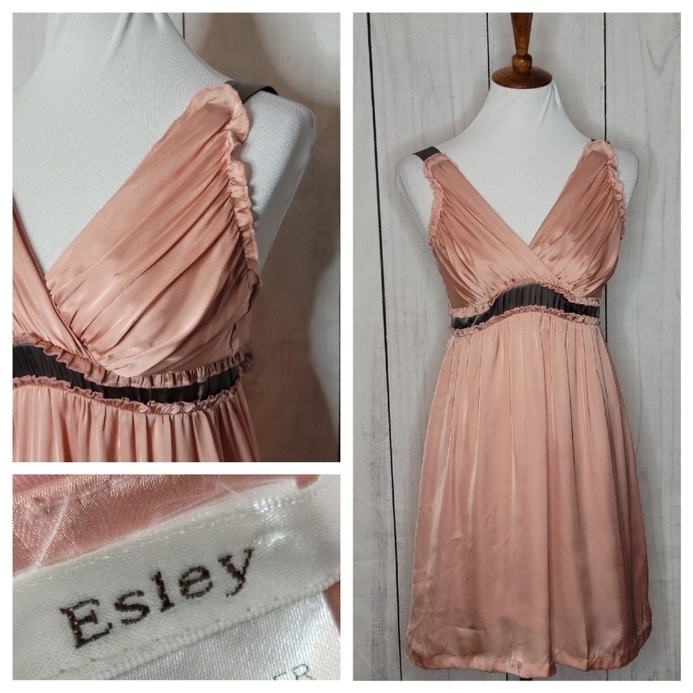 Esley surplice slip dress‎